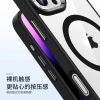 Cross-border applicable iPhone16ProMax transparent protective case, anti-drop case, Apple 16 magnetic phone case, high-end feel details Picture